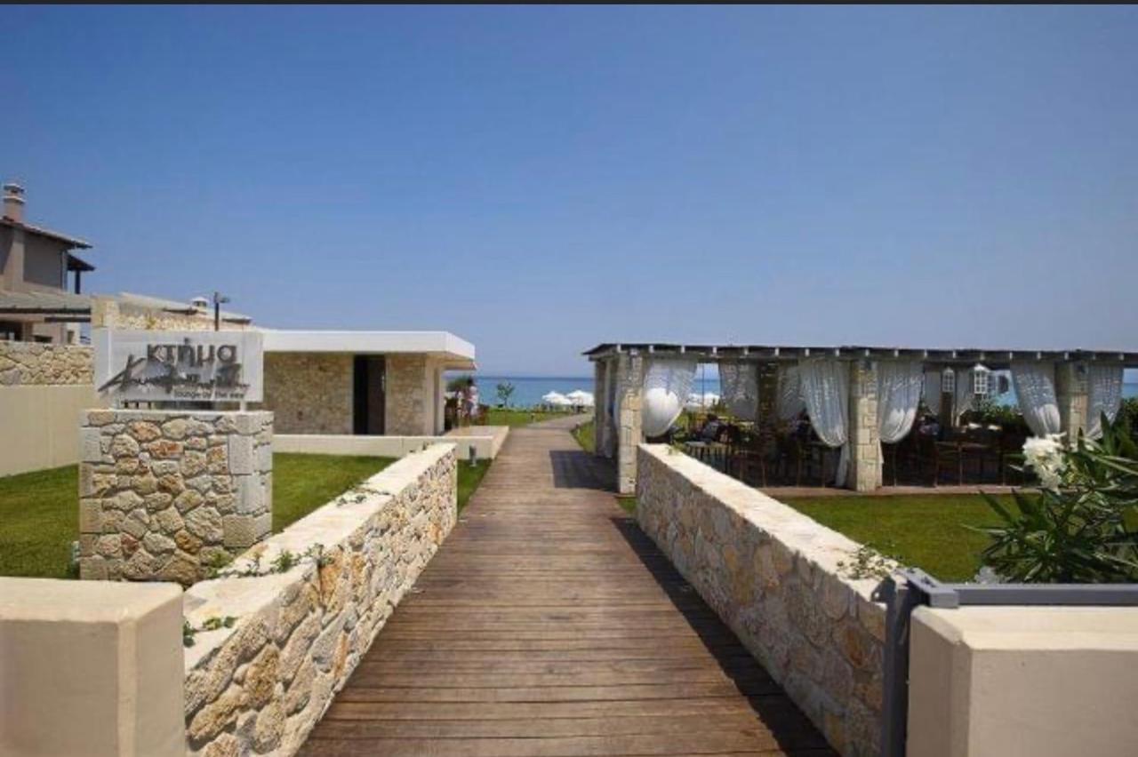 Detached Villa With Sea View Hanioti Exterior foto